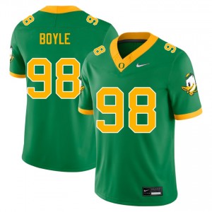 Mens Andrew Boyle Green Oregon Ducks #98 College Football 2025-26 Jerseys 403129-163