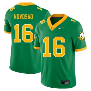 Men's Austin Novosad Green Oregon Ducks #16 College Football Replica Jersey 329674-267