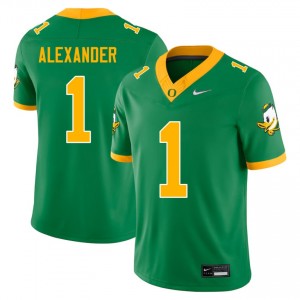 Men Bear Alexander Green Oregon Ducks #1 College Football Official Jerseys 384941-698