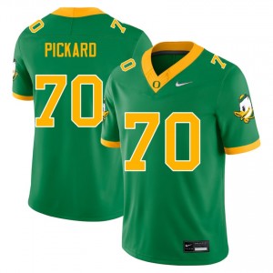 Mens Charlie Pickard Green Oregon Ducks #70 College Football Alumni Jerseys 222627-759