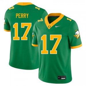 Mens Cooper Perry Green Oregon Ducks #17 College Football Replica Jerseys 528532-479