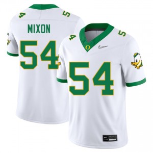 Mens Jerry Mixon White Oregon Ducks #54 College Football 2025-26 Jersey 476155-702
