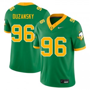 Men Nick Duzansky Green Oregon Ducks #96 College Football Replica Jersey 240553-484