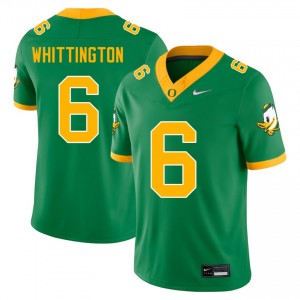 Mens Noah Whittington Green Oregon Ducks #6 College Football Alumni Jerseys 935133-632
