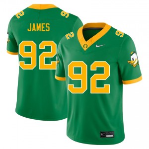 Men's Ross James Green Oregon Ducks #92 College Football High School Jerseys 175885-296
