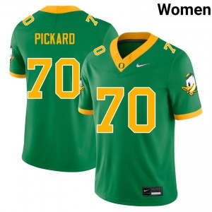Womens Charlie Pickard Green Oregon Ducks #70 College Football 2025-26 Jersey 333944-416