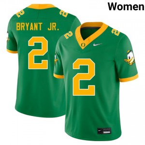Womens Gary Bryant Jr. Green Oregon Ducks #2 College Football NCAA Jersey 765730-148