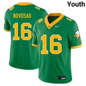 Youth Austin Novosad Green Oregon Ducks #16 College Football 2025 Jersey 710747-178