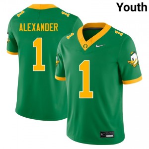 Youth Bear Alexander Green Oregon Ducks #1 College Football High School Jerseys 688210-700