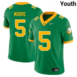 Youth Dante Moore Green Oregon Ducks #5 College Football 2025 Jerseys 958357-965