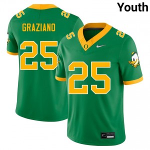Youth Rocco Graziano Green Oregon Ducks #25 College Football Alumni Jersey 188846-790